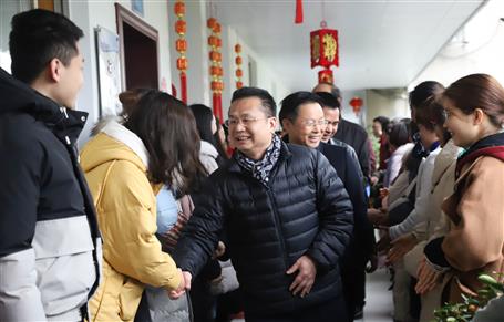 【開工大吉】新年新氣象！公司領導班子向干部職工拜年