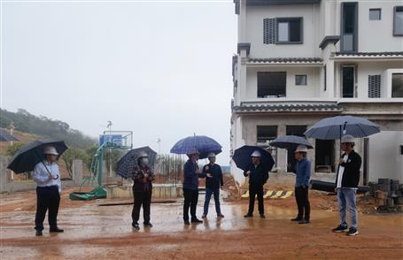 區(qū)住建廳到冶建設備安裝分公司項目調研