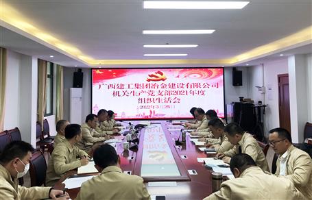 公司機(jī)關(guān)生產(chǎn)黨支部召開2021年度組織生活會(huì)