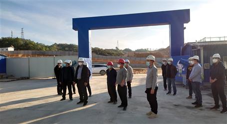 汕尾市陸河縣副縣長到冶建廣東公司項目檢查指導工作