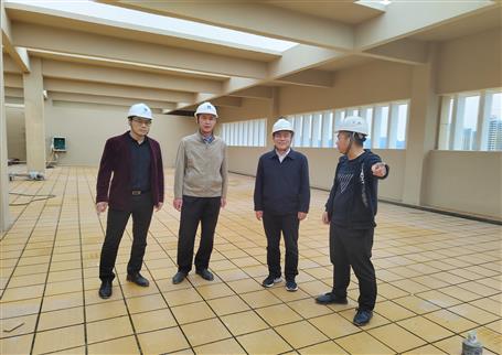 廖立波、何勇到項目開展一季度暨復工復產(chǎn)綜合大檢查