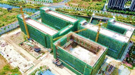 【奮戰(zhàn)三季度 打贏攻堅戰(zhàn)】柳州市明德小學2#、3#教學樓主體結構通過驗收